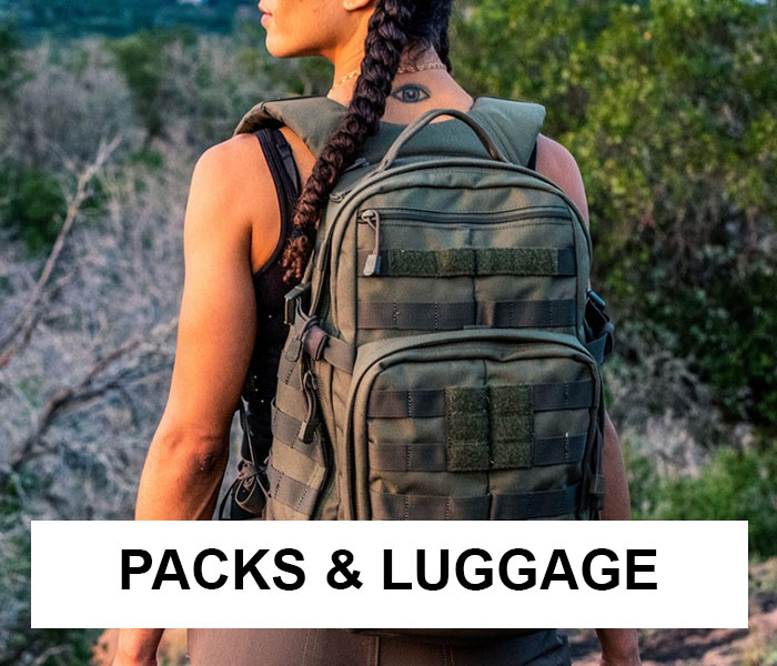 Packs and luggage