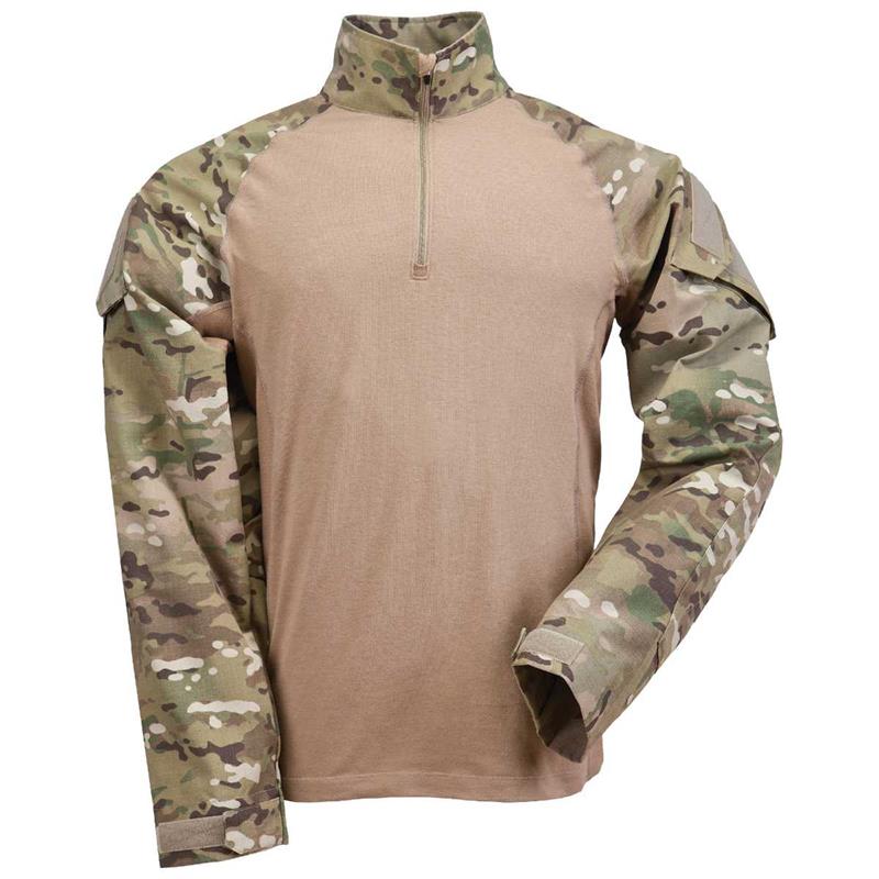 5.11 Mens Rapid Assault Long Sleeve Shirt - Multicam-1