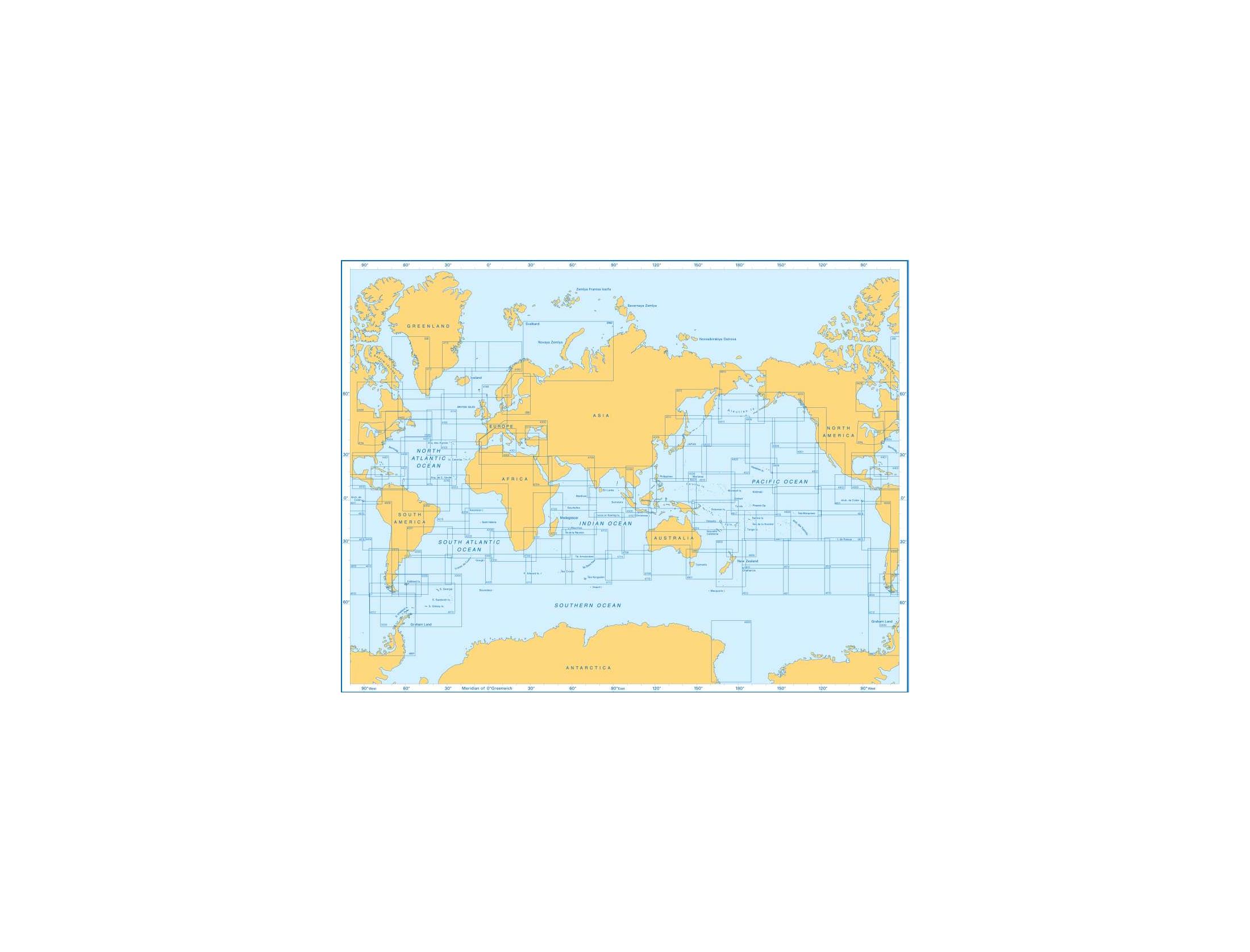 Admiralty Charts - The World A1 14 OutdoorGB