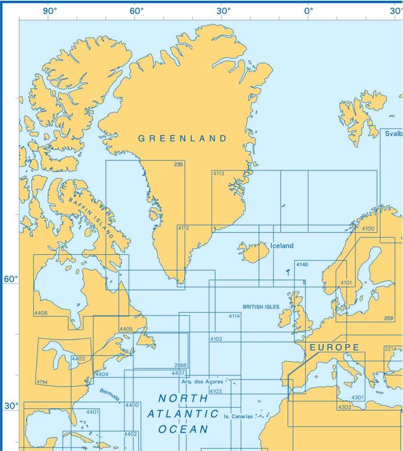 Admiralty Charts The World A1 14-3