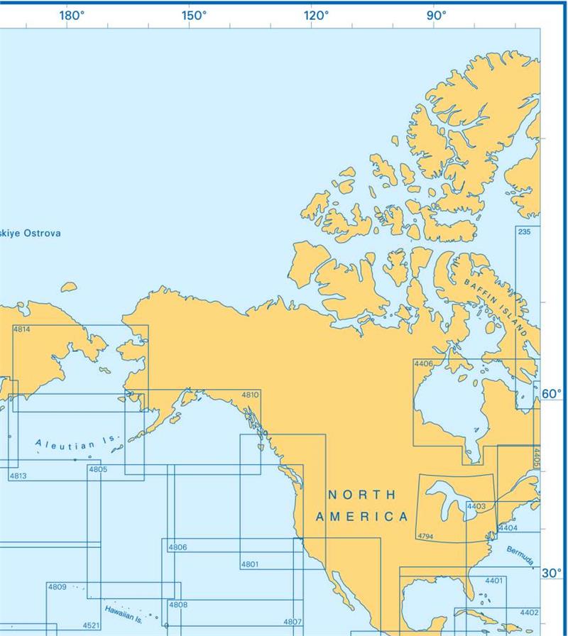 Admiralty Charts The World A1 14-5