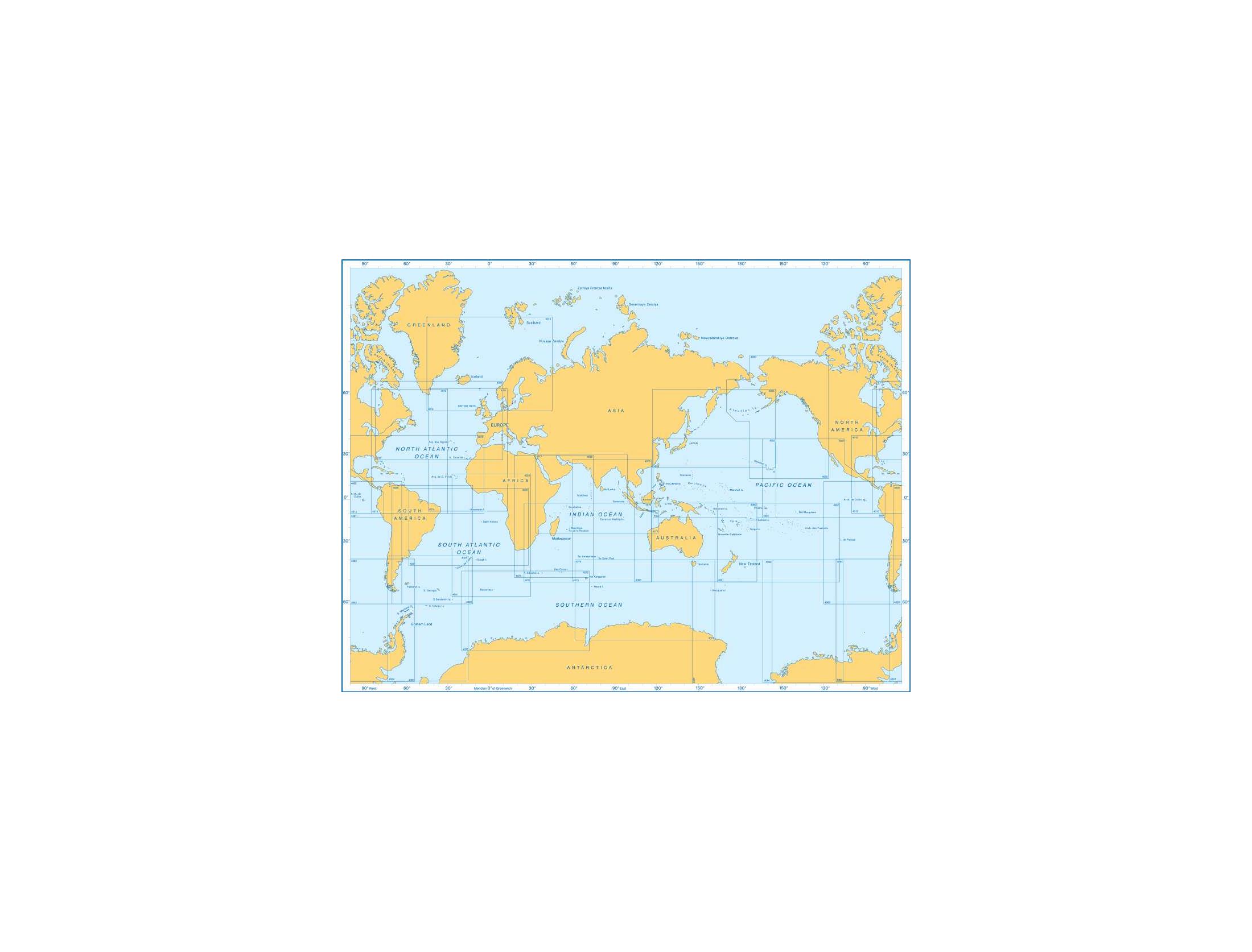 Admiralty Charts - The World: General Charts of the Oceans A 12 OutdoorGB