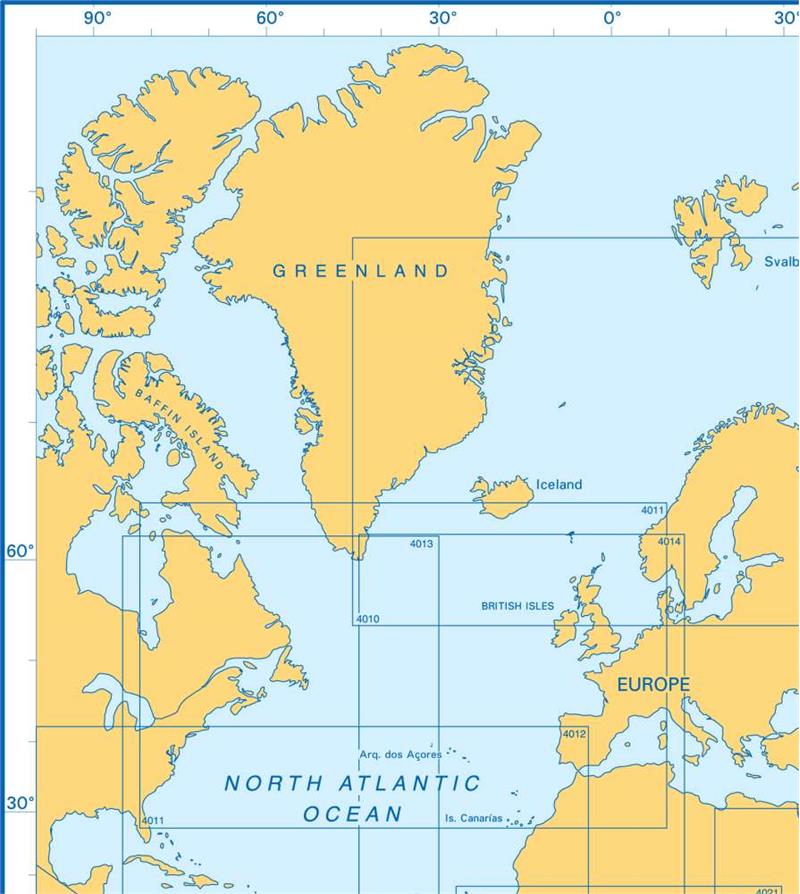 Admiralty Charts The World - General Charts of the Oceans A 12-3