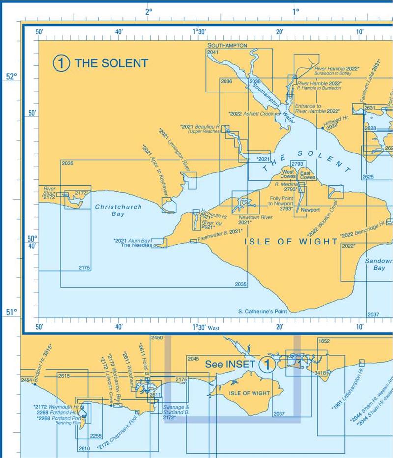 Admiralty Charts English Channel (east) And North Sea (south) B2 29-3