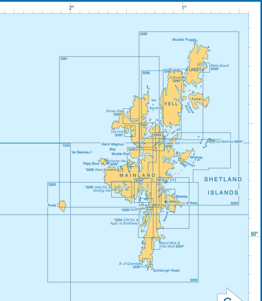 Admiralty Charts - Scotland - Firth of Clyde to Skye - Orkney ...