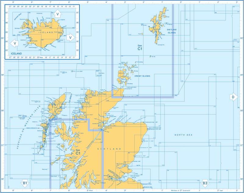 Admiralty Charts Scotland And Adjacent Islands C 37-1