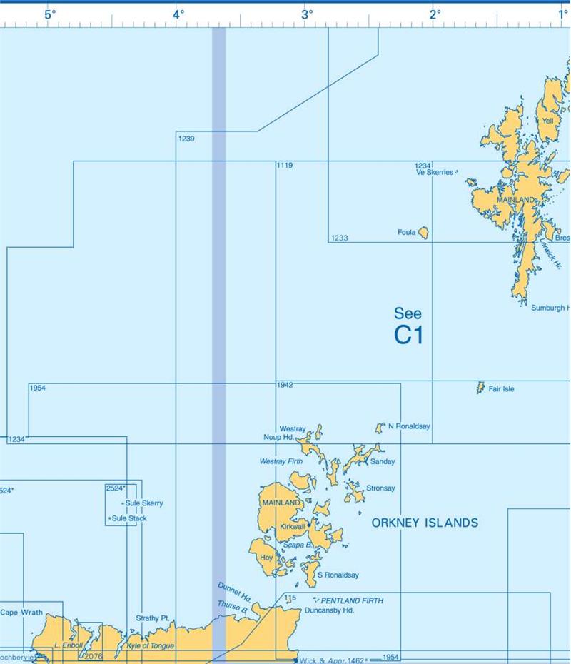 Admiralty Charts Scotland And Adjacent Islands C 37-4