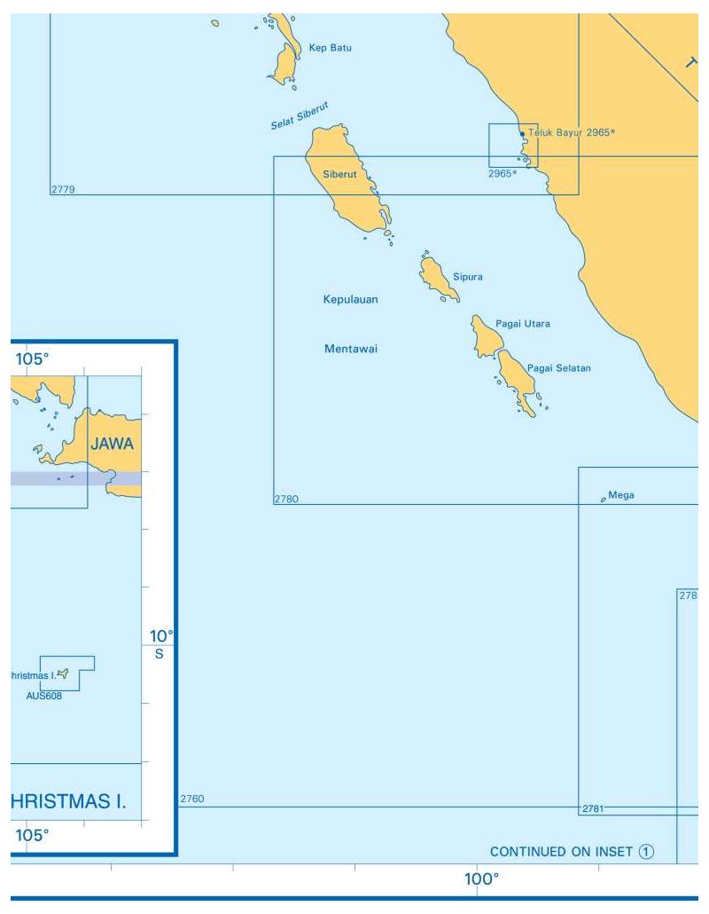 Admiralty Charts - Sumatera - Malacca Strait - Cocos - Keeling ...