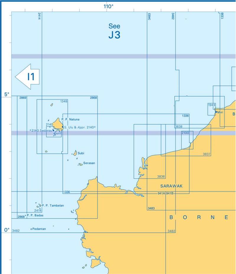 Admiralty Charts Borneo To Ceram And Jawa To Timor J 83-3