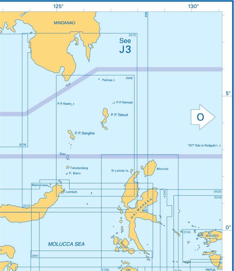 Admiralty Charts - Borneo to Ceram and Jawa to Timor J 83 OutdoorGB