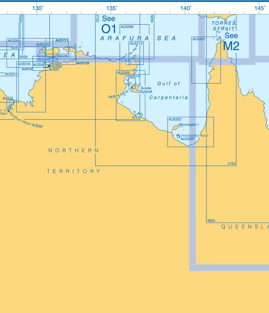 Admiralty Charts - Australia M 101