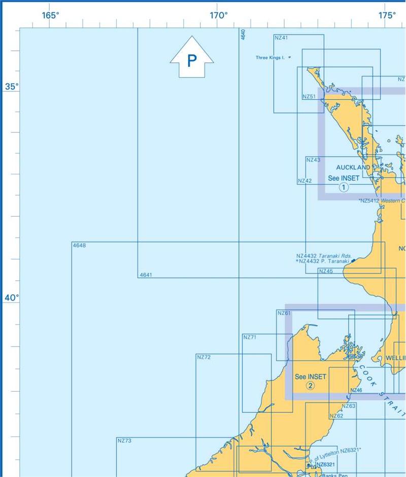 Admiralty Charts - New Zealand N 107 OutdoorGB