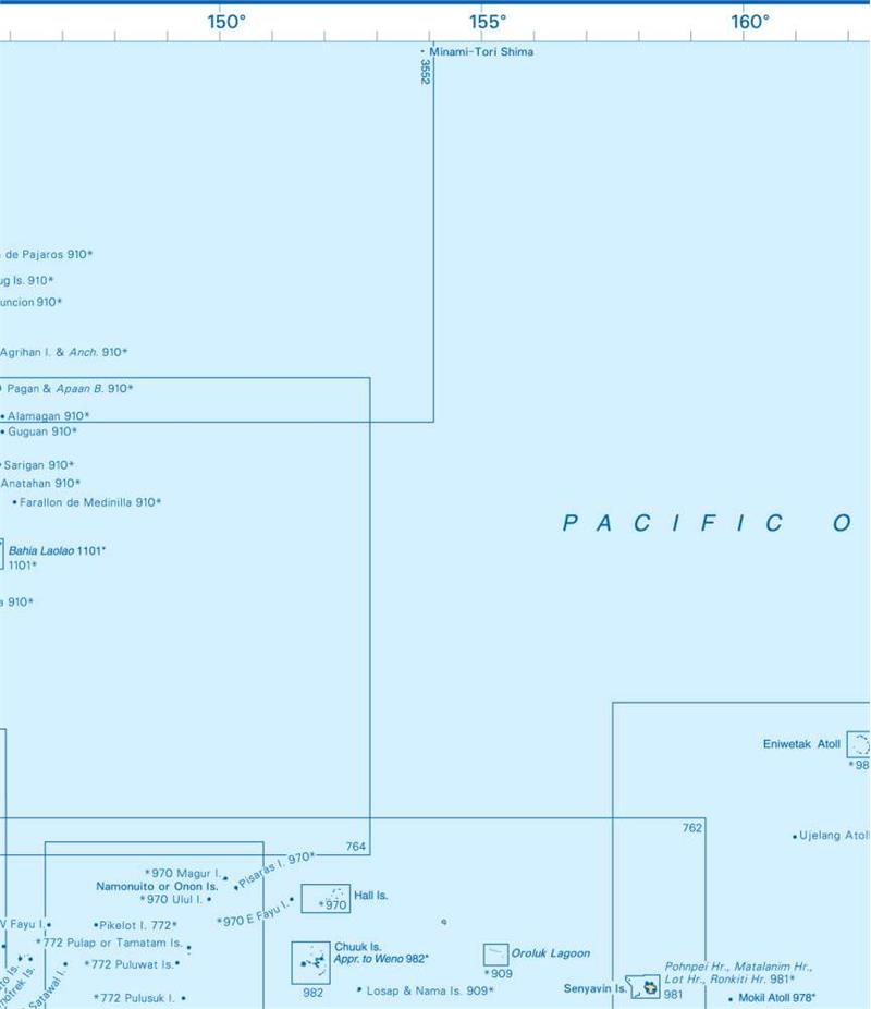 Admiralty Charts Western Pacific Islands, Papua New Guinea And Irian Jaya O 111-4