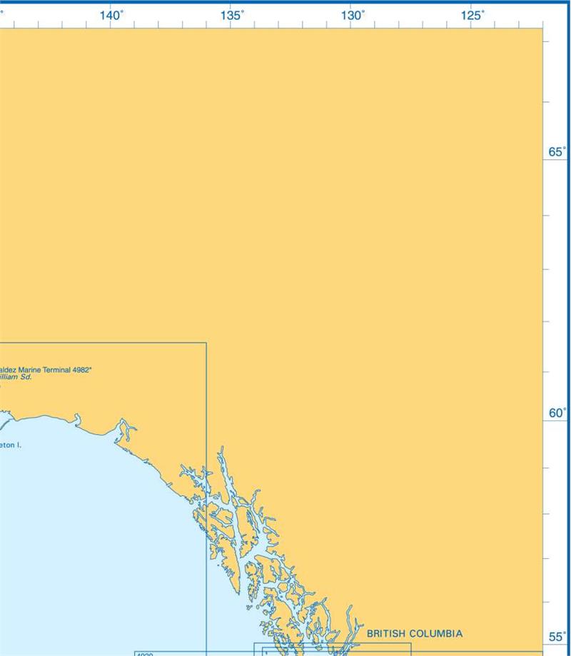 Admiralty Charts Bering Sea And North Pacific Ocean Q 121-5