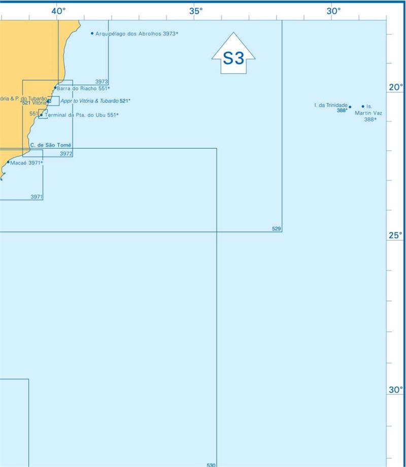 Admiralty Charts - South America & Punta Atlas to Arquipelago Dos ...