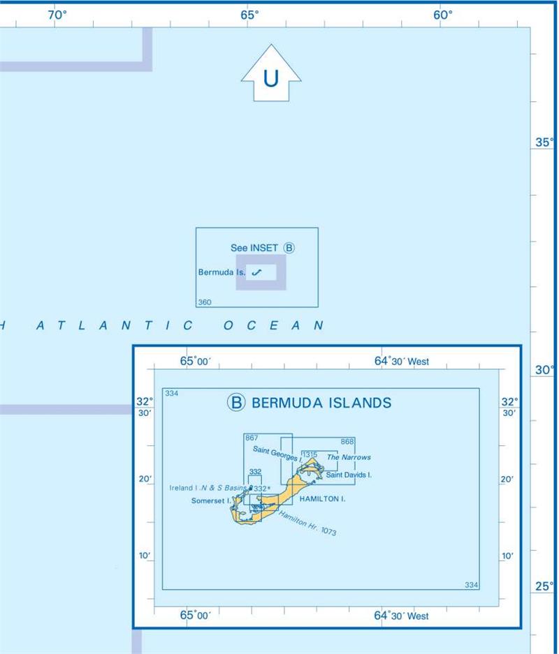 Admiralty Charts West Indies And Central America And Bermuda Islands T 135-5