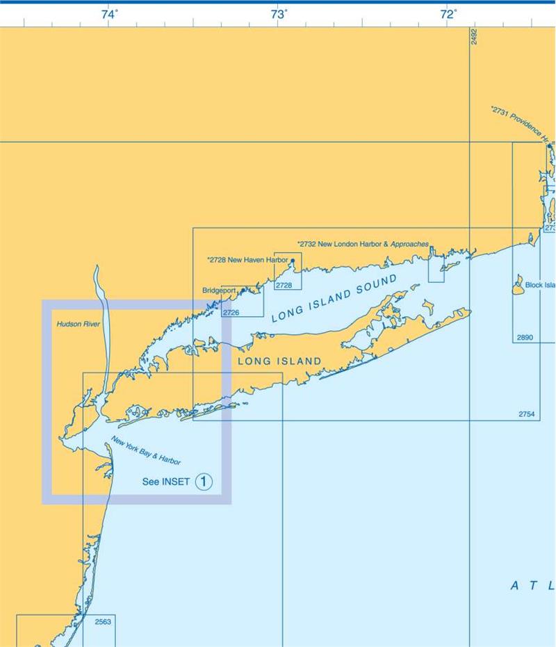 Admiralty Charts - Canada - Belle Isle to Hudson Bay - USA - Chesapeake ...