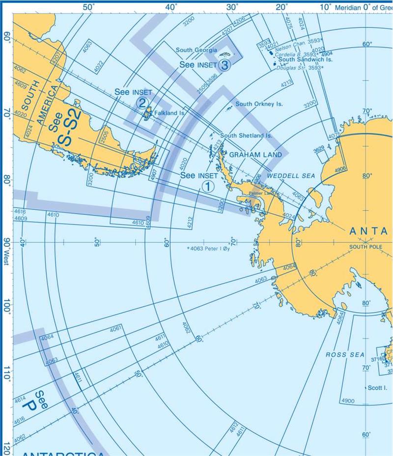 Admiralty Charts Antarctica, Falkland Islands And Islands In The Southern Ocean W 149-3