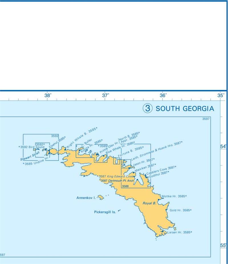 Admiralty Charts Antarctica, Falkland Islands And Islands In The Southern Ocean W 149-5