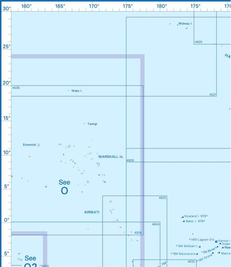 Admiralty Charts Central Pacific Islands P 117-3