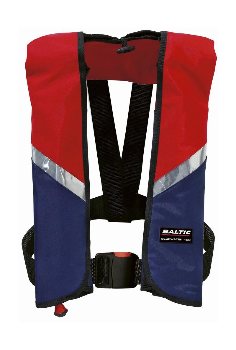 Baltic Blue Water 150n Inflatable Lifejacket Auto Or Manual Optional Harness-1