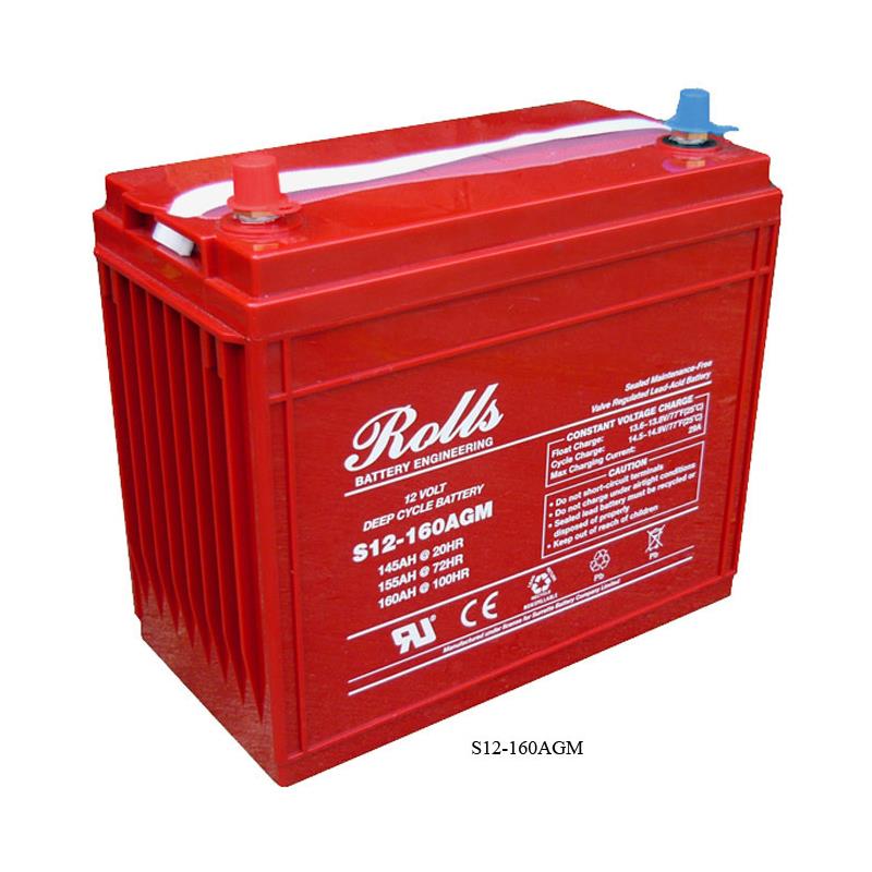 Rolls AGM Deep Cycle Battery Range 12V-5