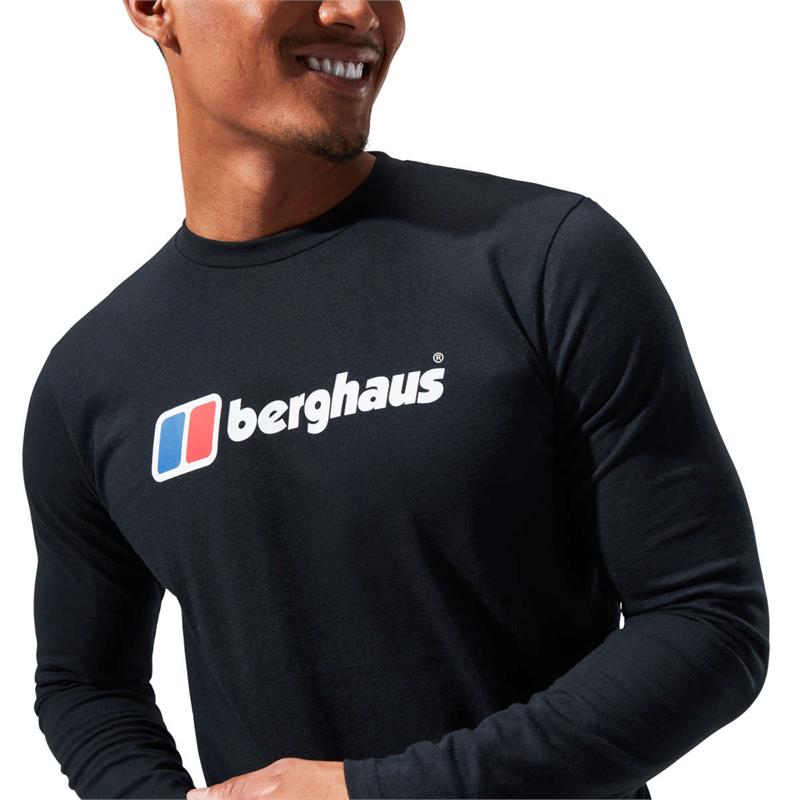 Berghaus Mens Organic Big Logo LS T-Shirt-3