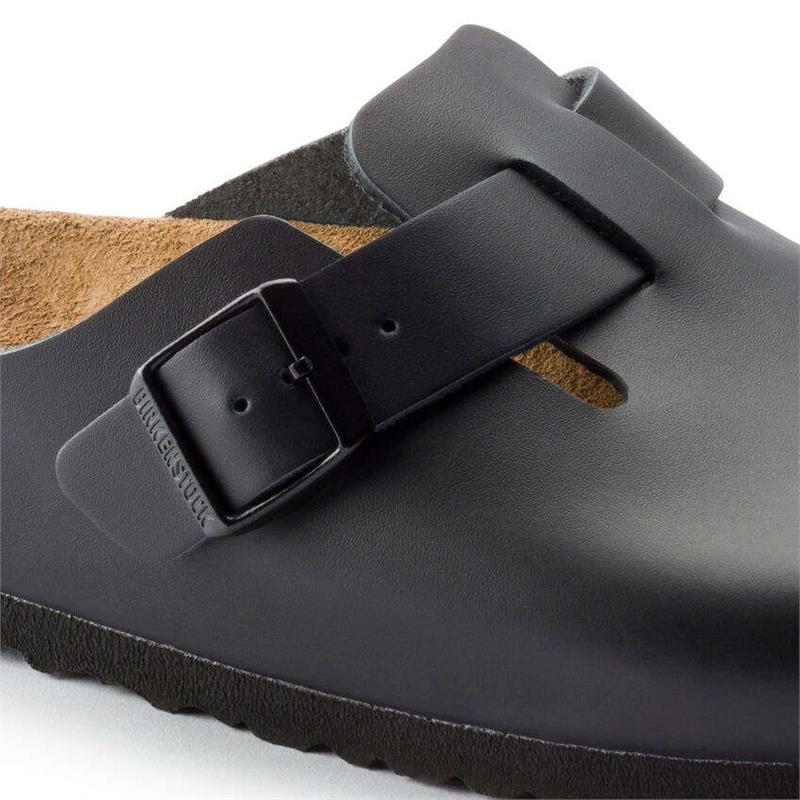 Birkenstock Boston Natural Leather Clogs - Regular Fit-3