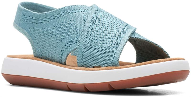 Clarks Womens Jemsa Dash Knit Sandals-1