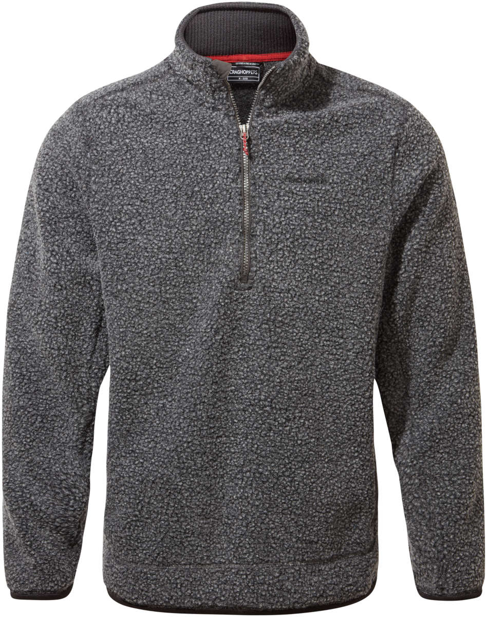 mens fleece top half zip