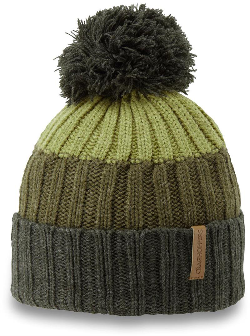 Craghoppers Mens Picton Multi Stripe Knit Bobble Hat-3