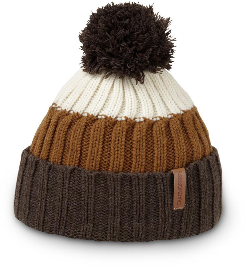 Craghoppers Mens Picton Multi Stripe Knit Bobble Hat-1