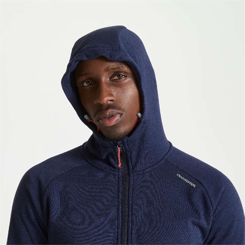 Craghoppers Mens Dynamic Half Zip Hooded Fleece-4