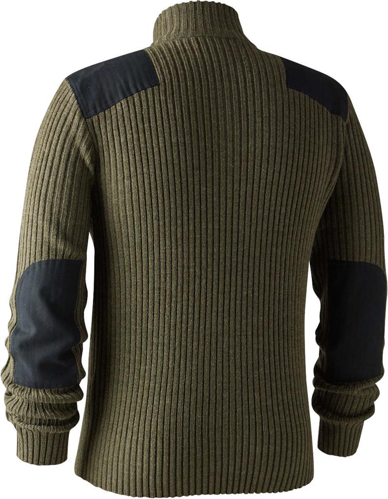 Deerhunter Mens Rogaland Knit Jumper with Zip Neck-2