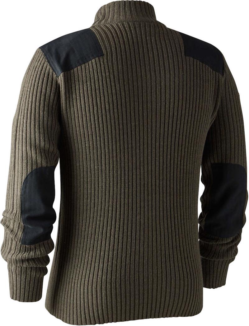 Deerhunter Mens Rogaland Knit Jumper with Zip Neck-4