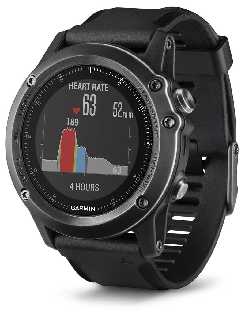 Garmin Fenix 3 Wrist HR GPS Multisport Watch - Sapphire-5