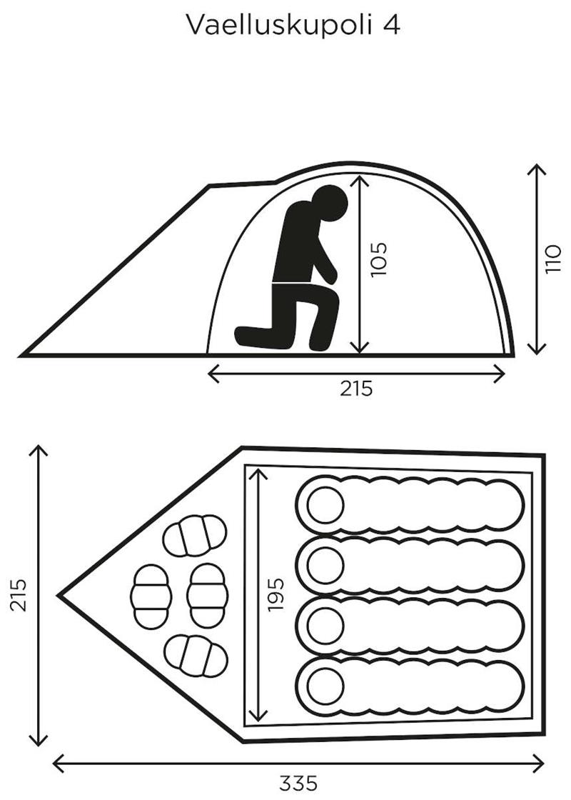 Halti Vaelluskupoli 4 Tent-3