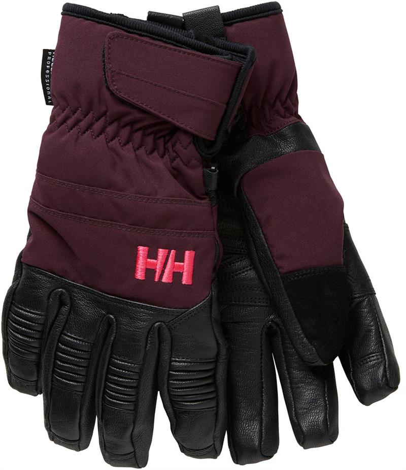 Helly Hansen Womens Leather Mix Waterproof Ski Gloves-1