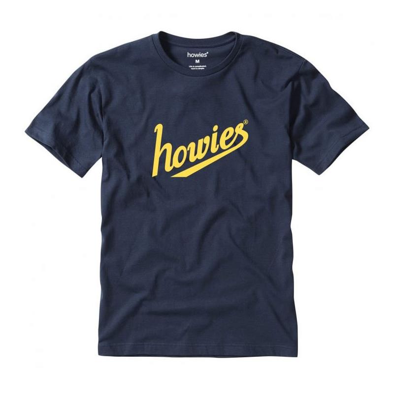 Howies Mens Script Logo Organic Tee-1