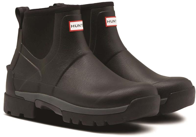 Hunter Mens Balmoral Hybrid Chelsea Wellington Boots-1