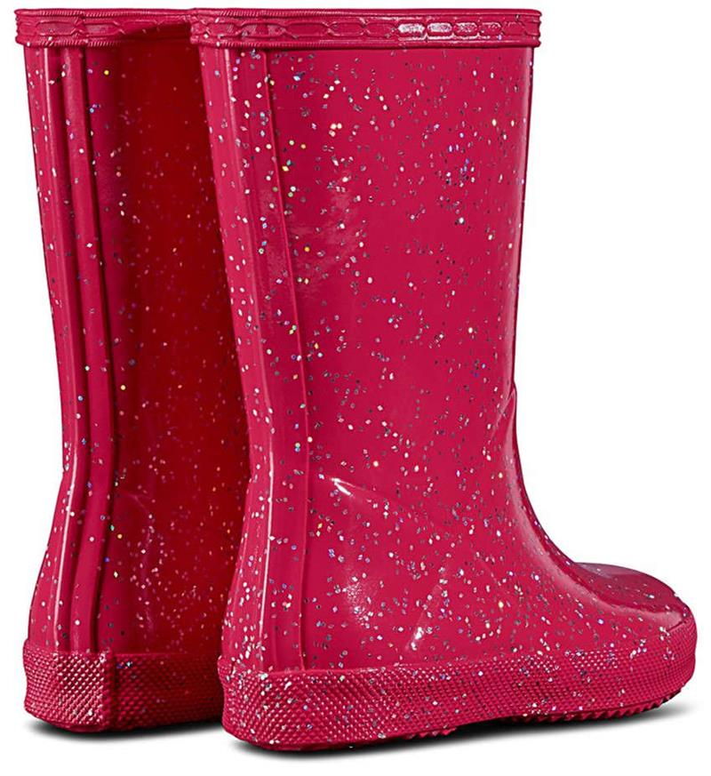 Hunter Kids First Giant Glitter Wellington Boots-2