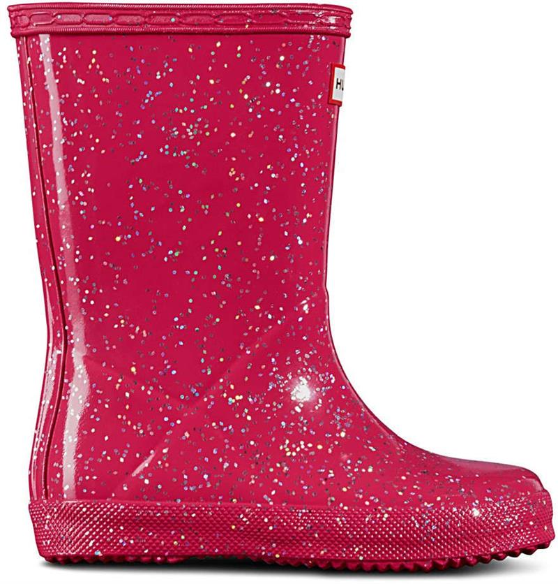 Hunter Kids First Giant Glitter Wellington Boots-3