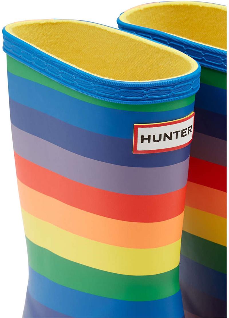 Hunter Kids First Rainbow Wellington Boots-3