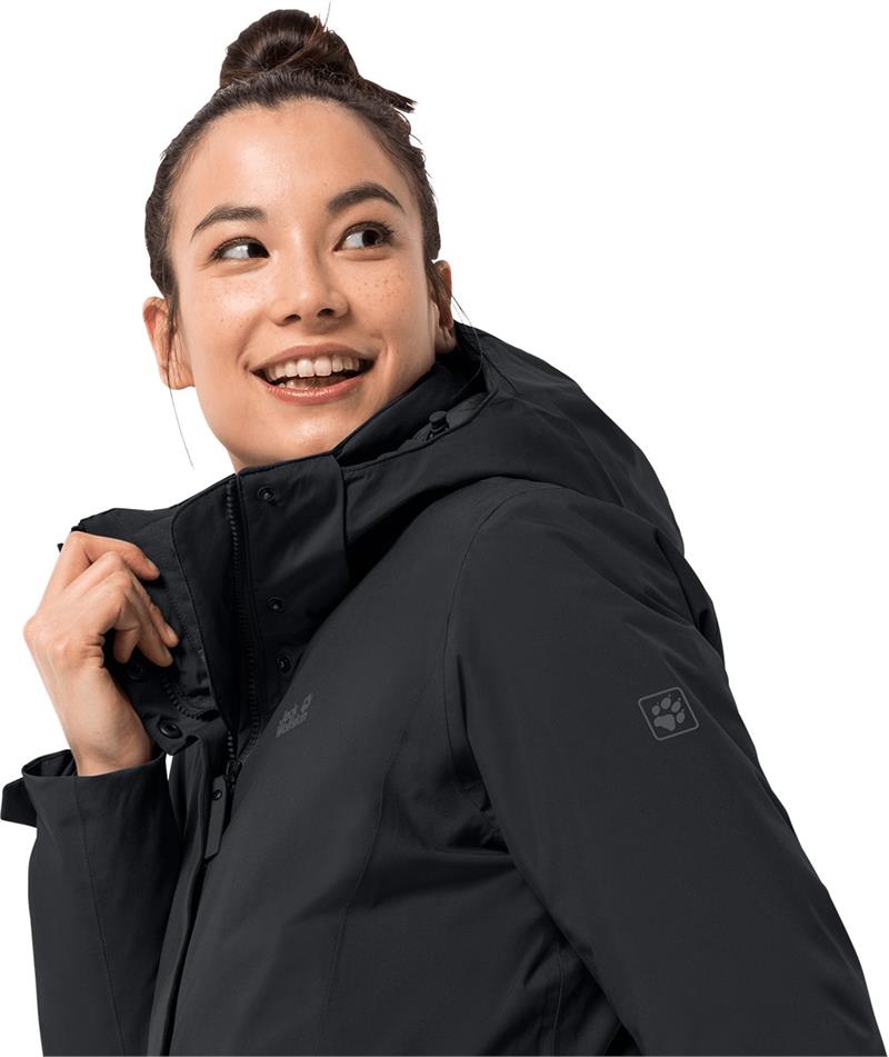 Jack Wolfskin Womens Cold Bay Waterproof Coat-4