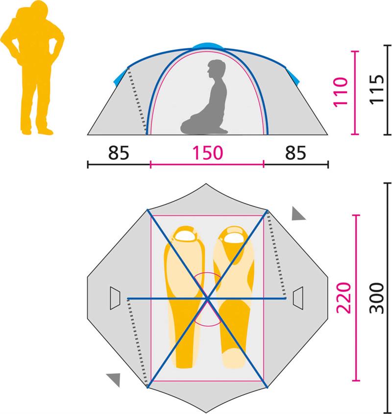 Jack Wolfskin Yellowstone II Vent 2 Person Tent-5