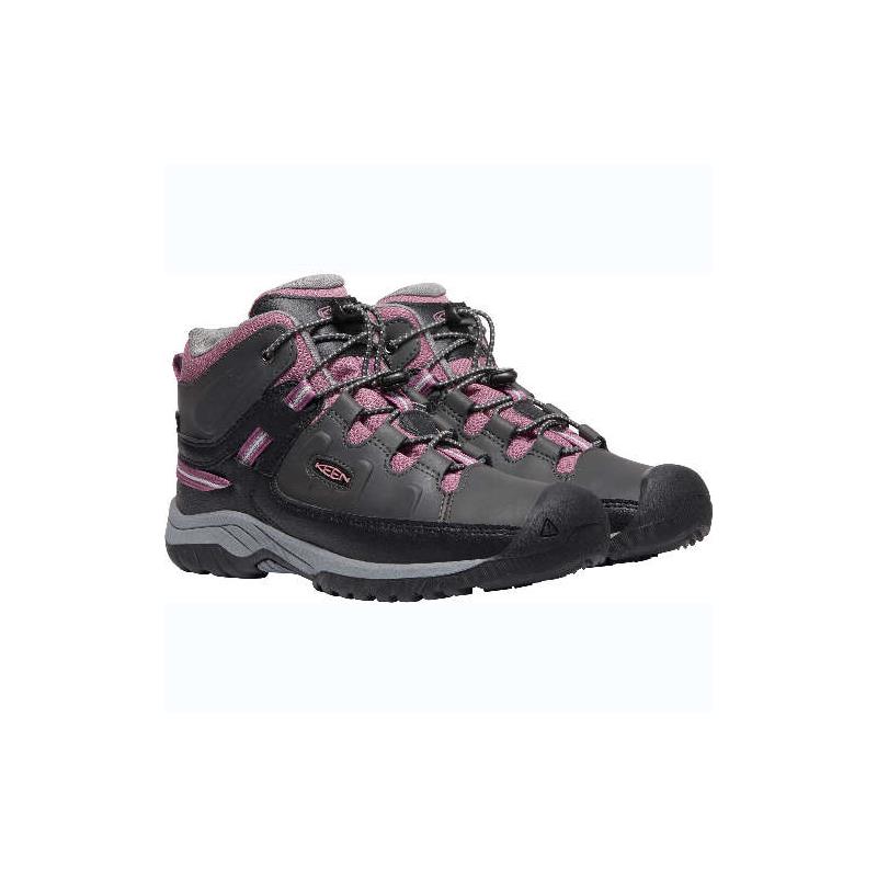 KEEN Kids Targhee Mid Waterproof Hiking Boots-5