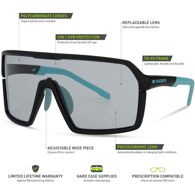 Madison Crypto Cycling Photochromic Sunglasses-5