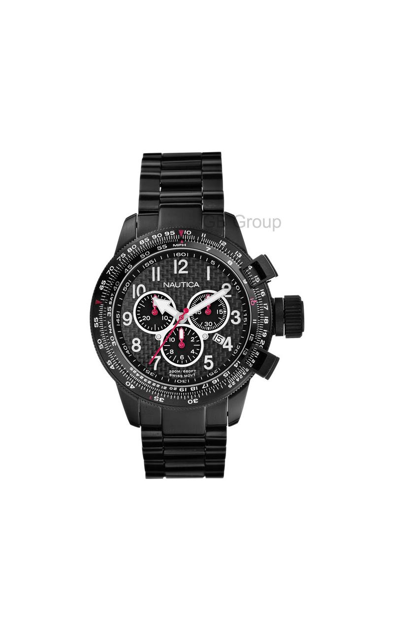 Nautica BFC Carbon Fibre Chronograph Watch-1