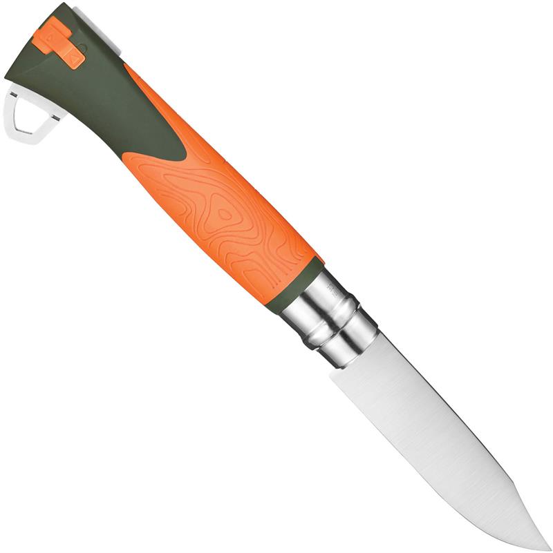 Opinel No.12 Explore Survival Knife with Cutting Hook and Fire Starter-3