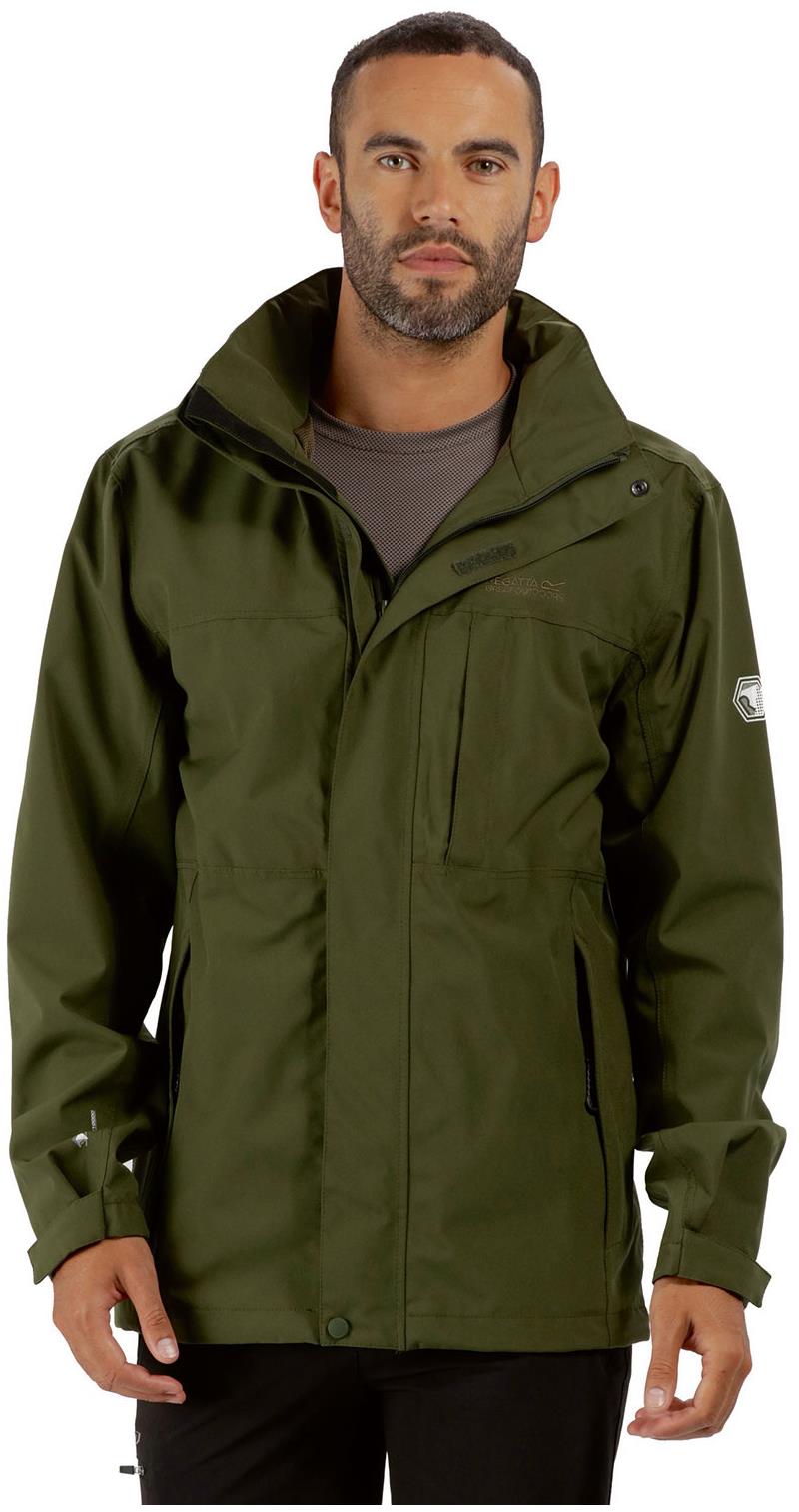 Regatta Mens Northfield Stretch IV Concealed Hood Waterproof Jacket ...